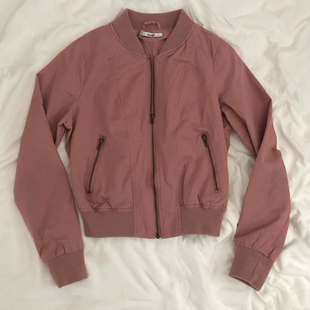 Pink Bomber Jacket